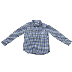 Monnalisa Shirt Checked Blue