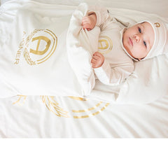 Aigner Baby Blanket White