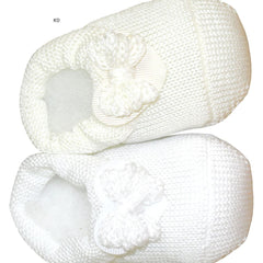 La Perla Booties Heart & Bow White