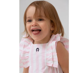 Aigner Dress Stripy Pink