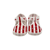 Il Trenino Baby Shoes Red Stripe 6-12 months