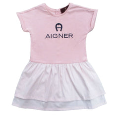 Aigner Dress Pink With Embroidery