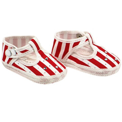 Il Trenino Baby Shoes Red Stripe 6-12 months