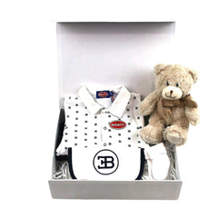 Bugatti Onesie Navy & White