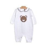 Little Bear Onesie Bear White & Beige